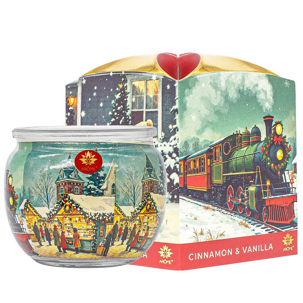 Arôme Vonná svíčka Cinnamon & Vanilla 90 g