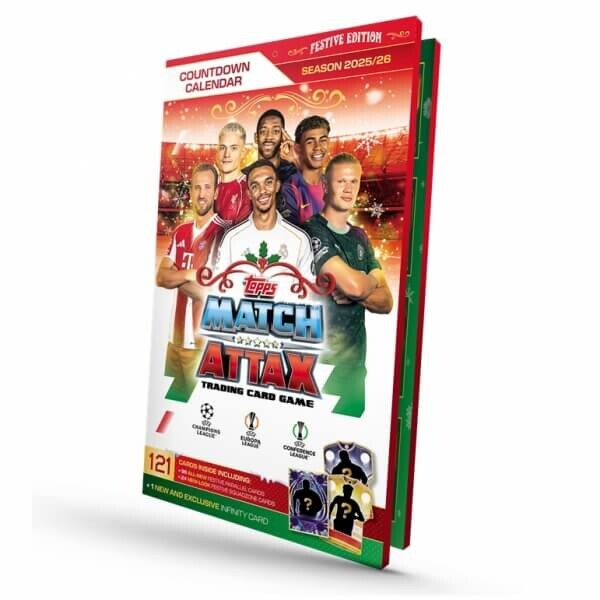 2025-2026 Topps Match Attax Adventní kalendář - EN