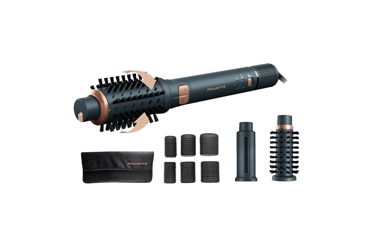 Rotační kulmofén Rowenta Air Rotate UB9920E0 Tmavě modrá/Měděná