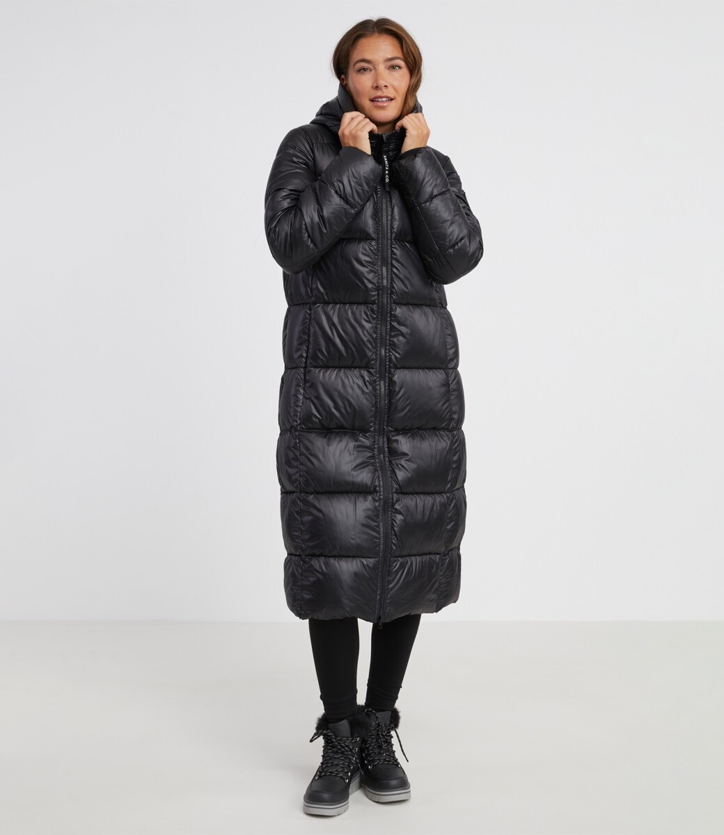 Dámský oversized kabát anna sam 73 černá s