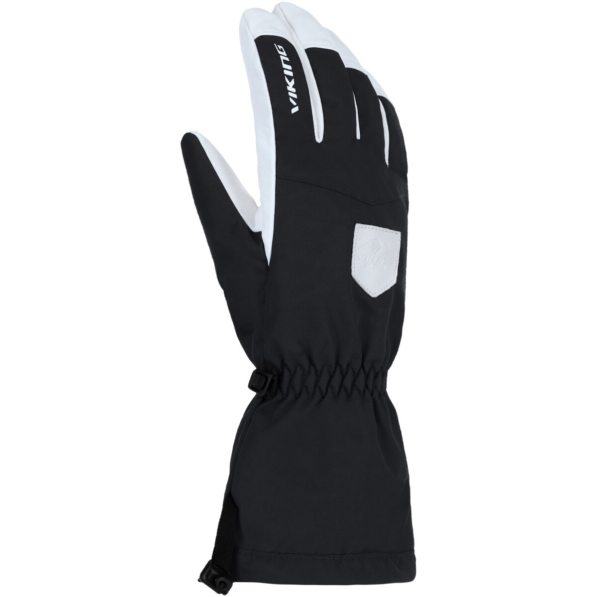 Lyžařské rukavice viking sven bílá/černá 10