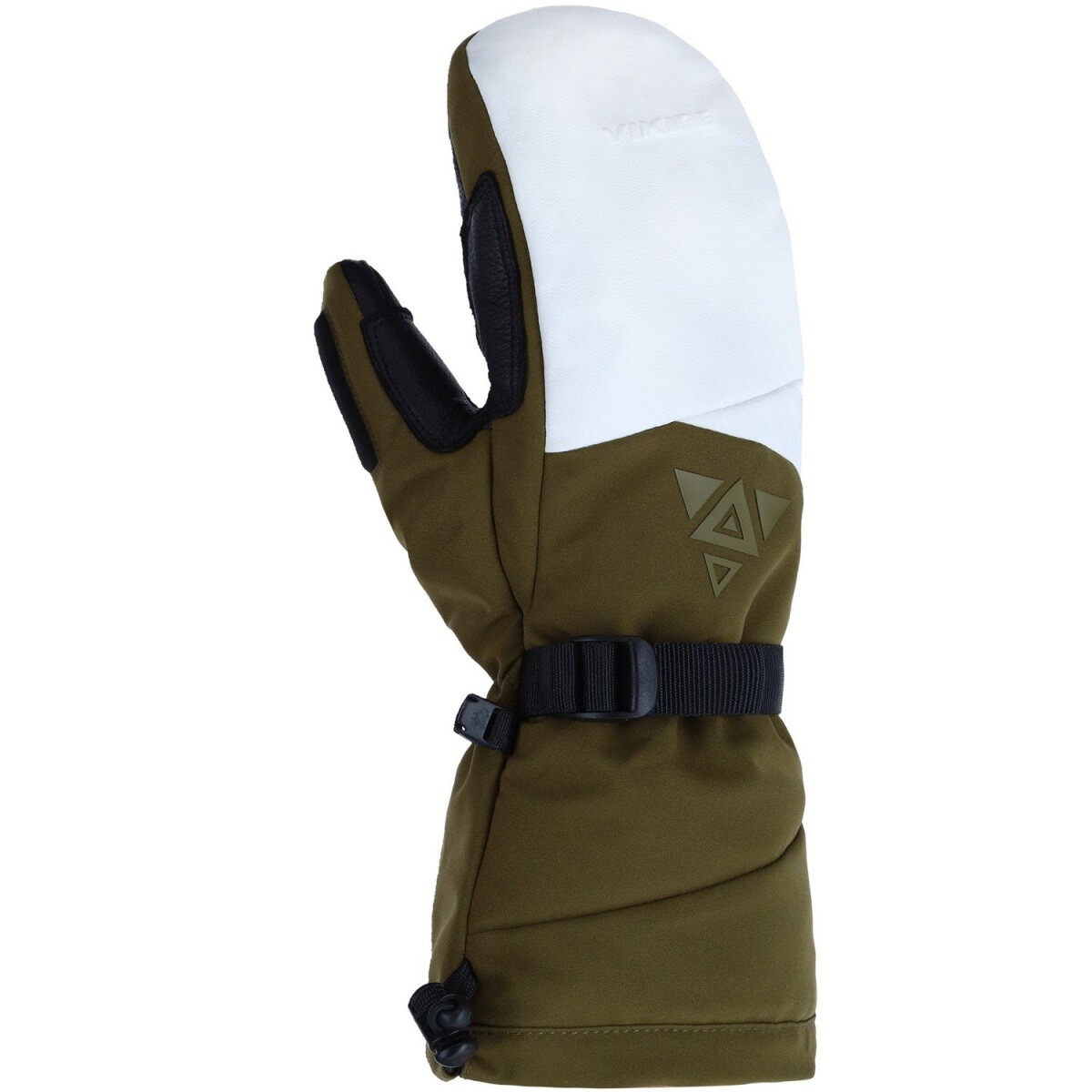 Freeridové zimní palčáky viking norvik mitten bílá/khaki 10