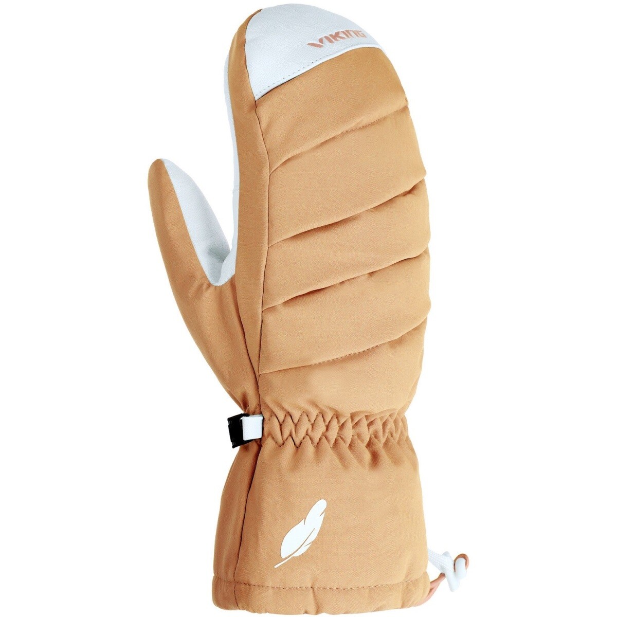 Dámské péřové palčáky viking ogama oranžová 5