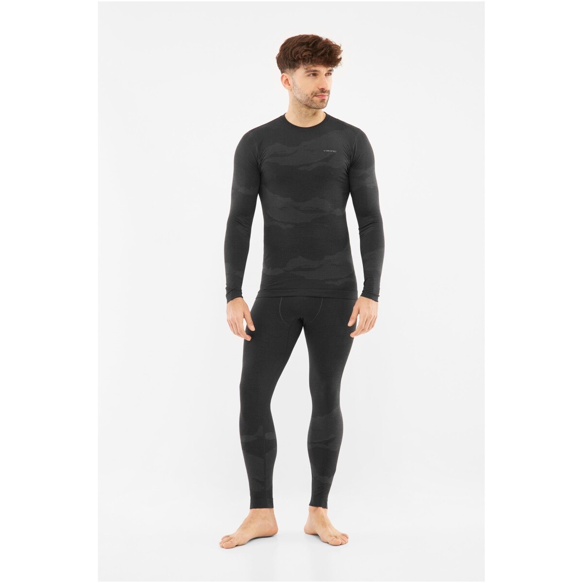 Pánský merino termoset viking gasher černá xxl