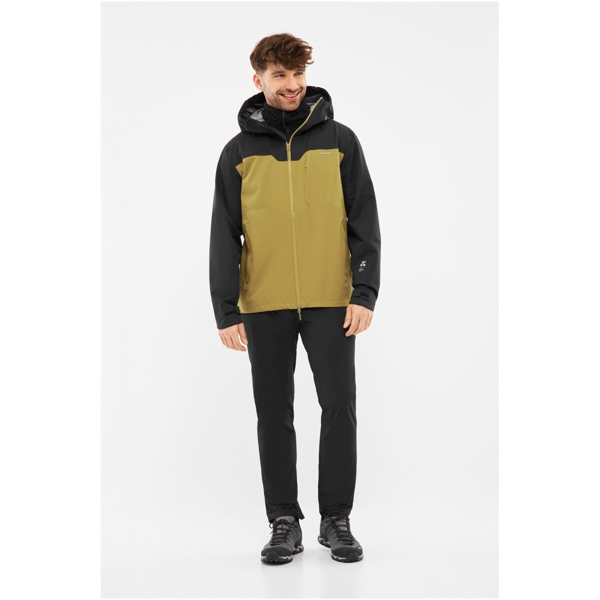 Pánská outdoorová bunda 3v1 viking ravelo černá/žlutá xxl