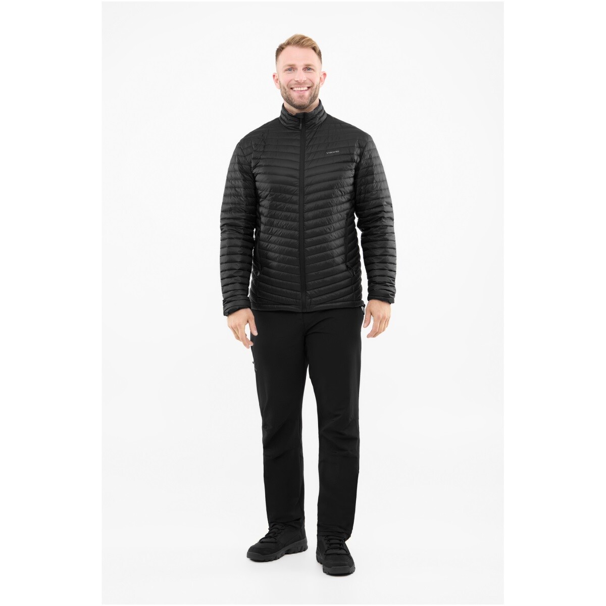 Pánská péřová bunda viking walzen černá xxl