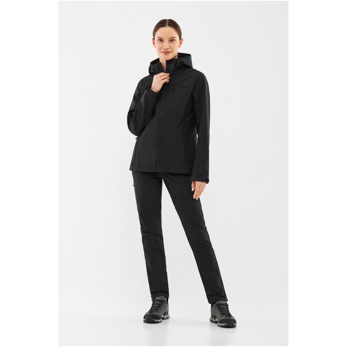 Dámská softshellová bunda viking kerns černá xxl