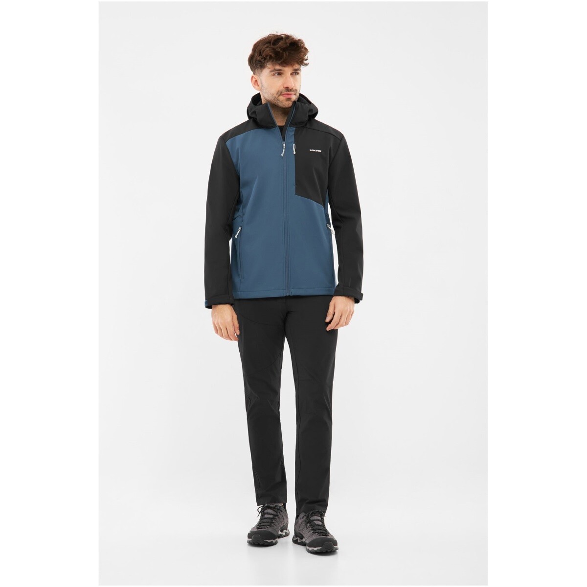 Pánská softshellová bunda viking kerns modrá xxl