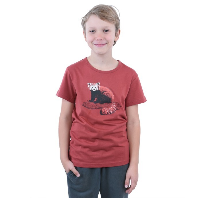 Dětské tričko bushman monty červená 116