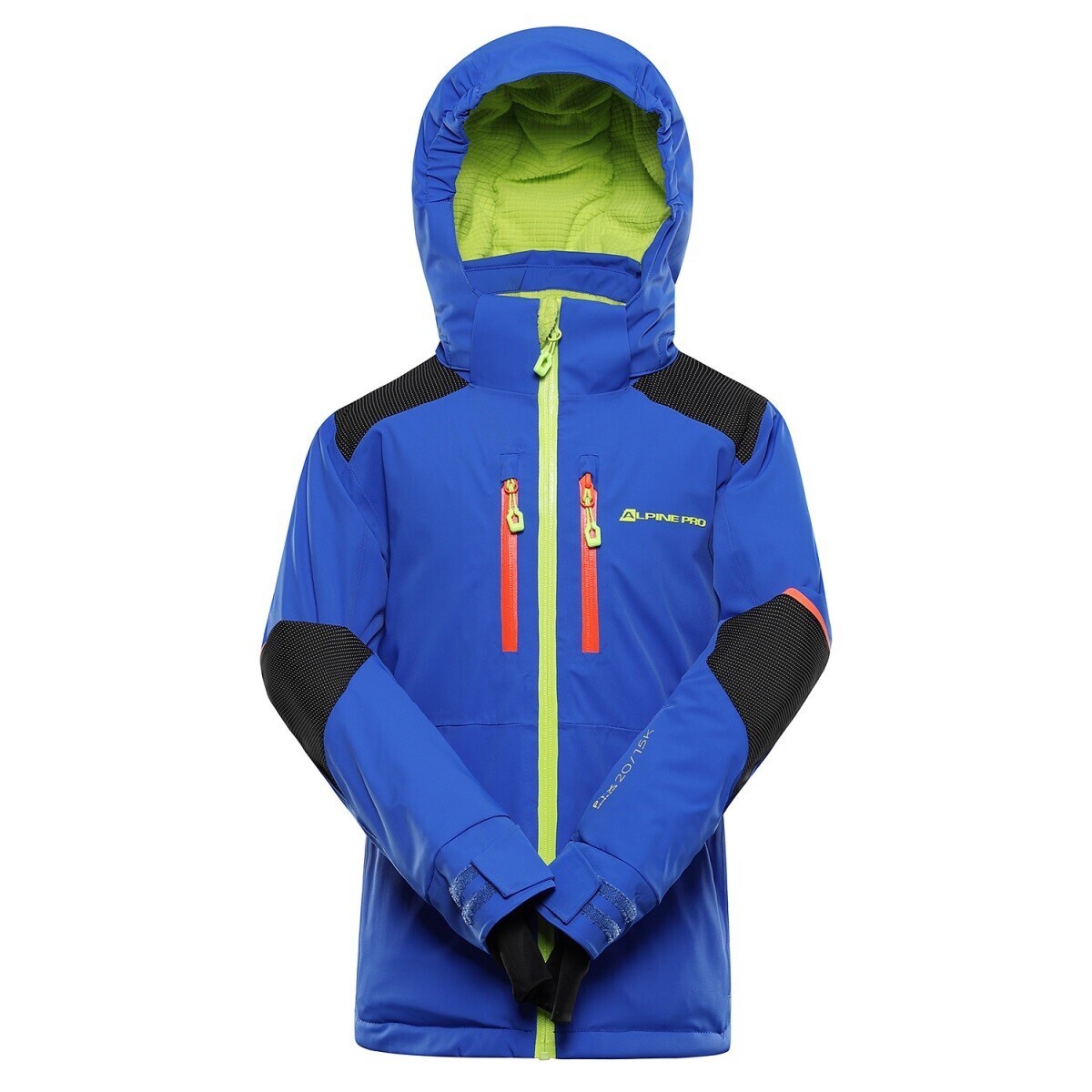 Dětská lyžařská bunda s membránou ptx snow alpine pro reaso 2 modrá 104-110