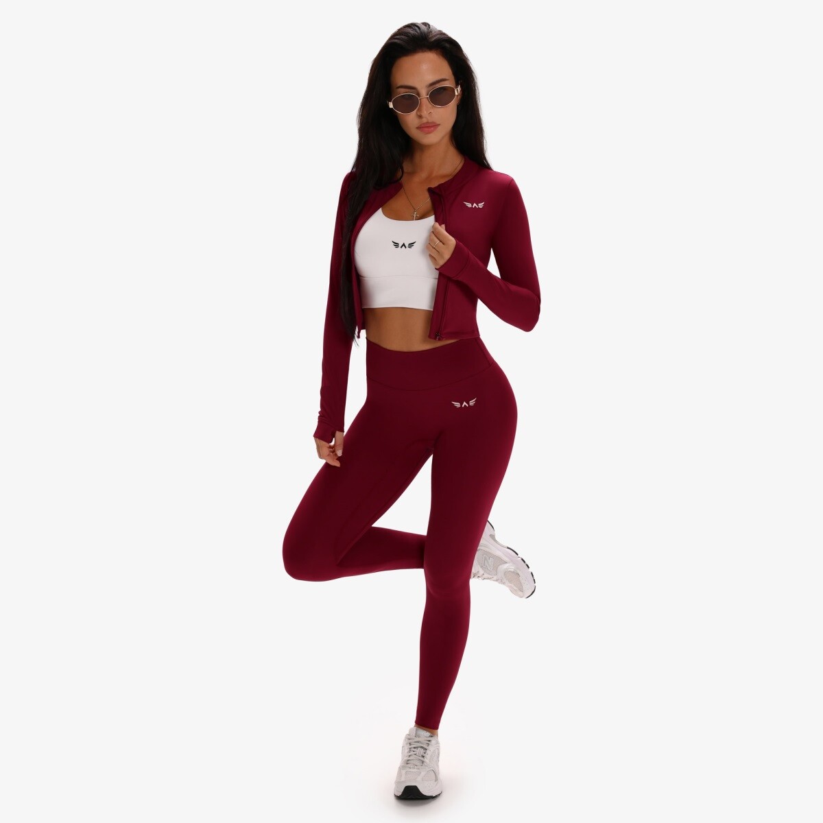 Dámská lehká bunda exalted aura vínová xxs