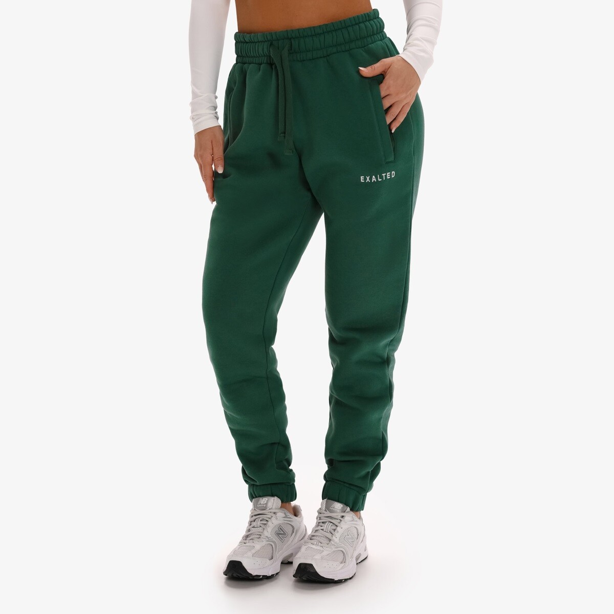 Dámské tepláky exalted comfy-nest™ zelená xxs