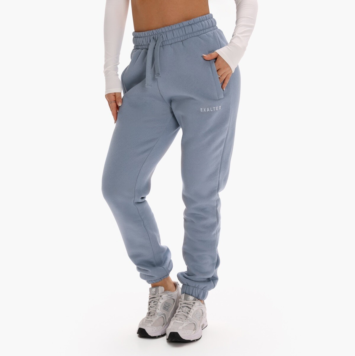 Dámské tepláky exalted comfy-nest™ světle modrá xxs