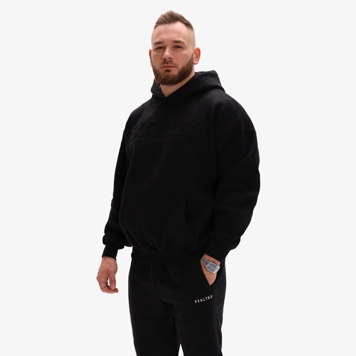 Pánská mikina exalted comfy-nest™ tone černá s