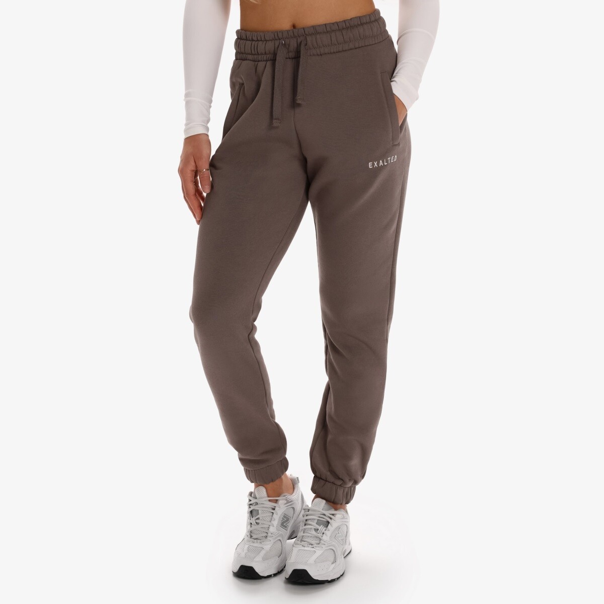 Dámské tepláky exalted comfy-nest™  hnědá xxs