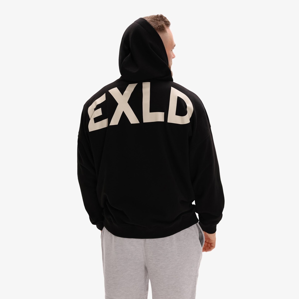 Pánská mikina exalted exld oversized černá xxl