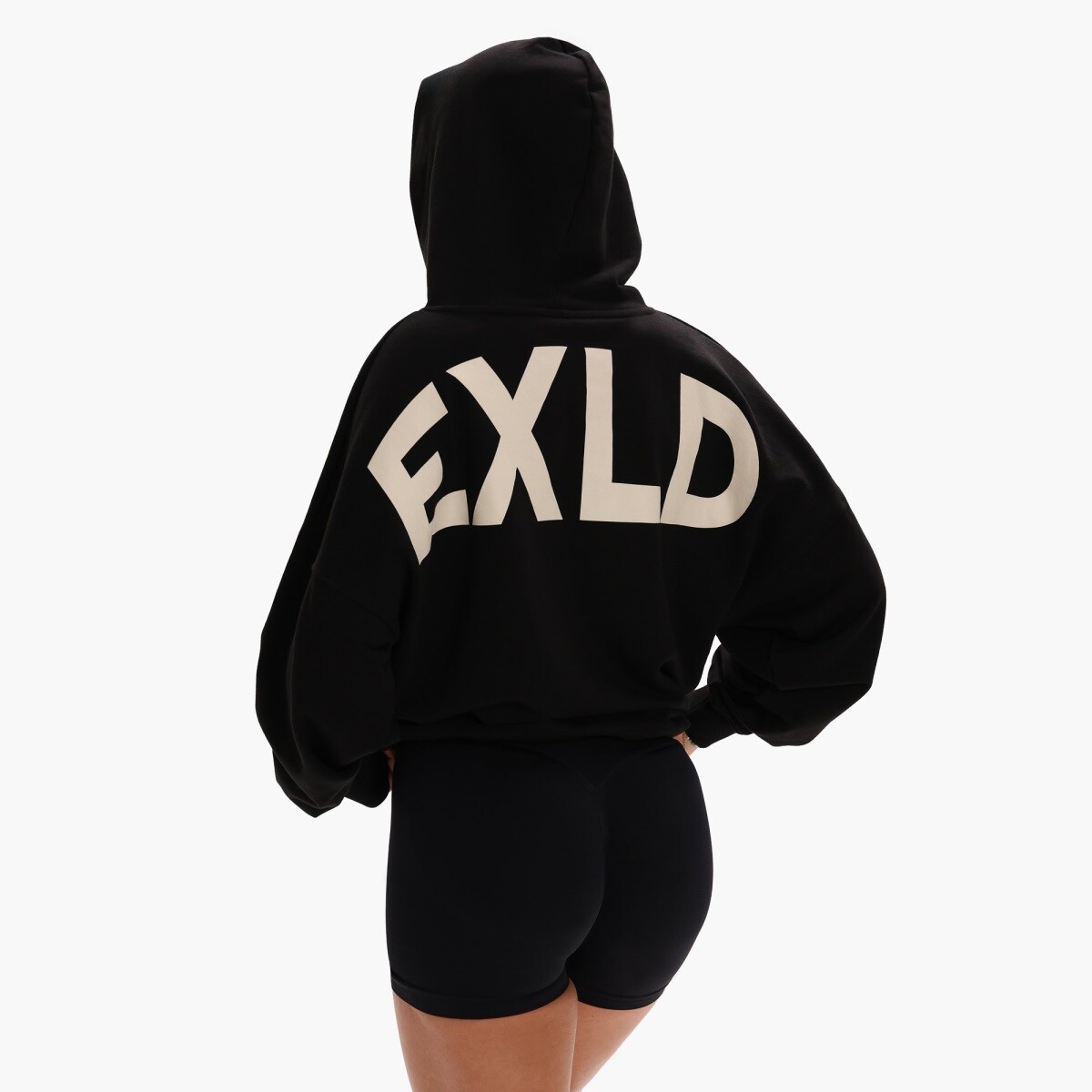 Dámská mikina exalted exld oversized černá xxs