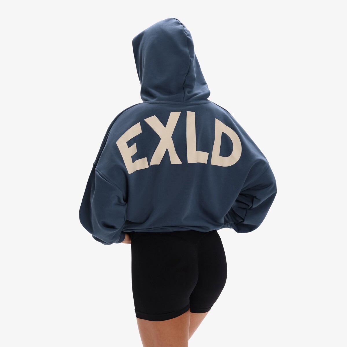 Dámská mikina exalted exld oversized modrá xxs