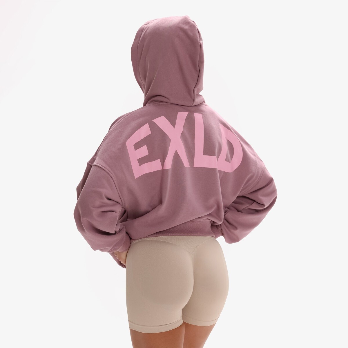 Dámská mikina exalted exld oversized růžová xxs