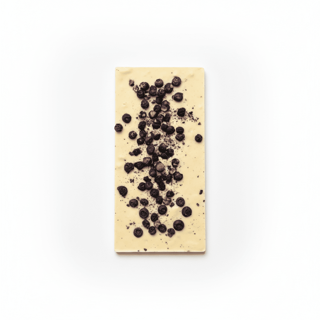 Choklid Borůvka & Broskev - Bílá čokoláda