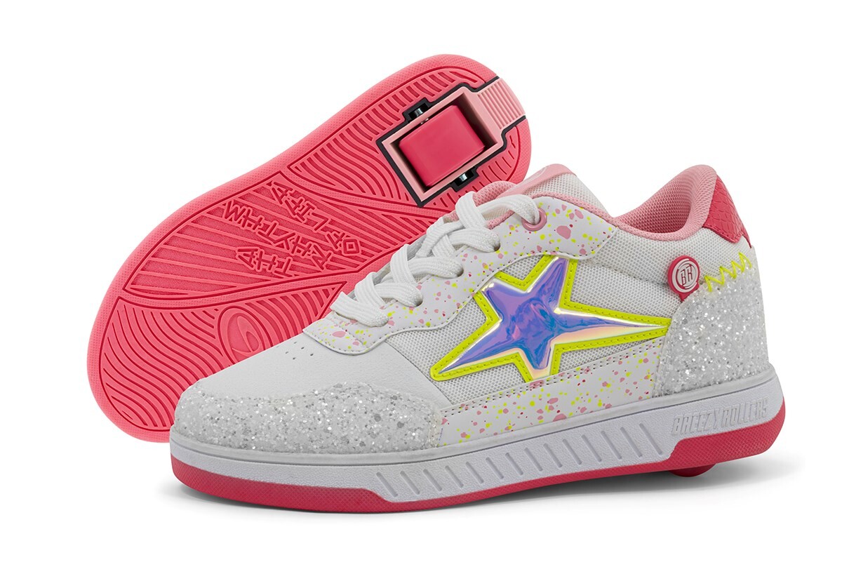 Breezy Rollers - Star Pink/Yellow - boty s kolečkem Velikost boty: 30