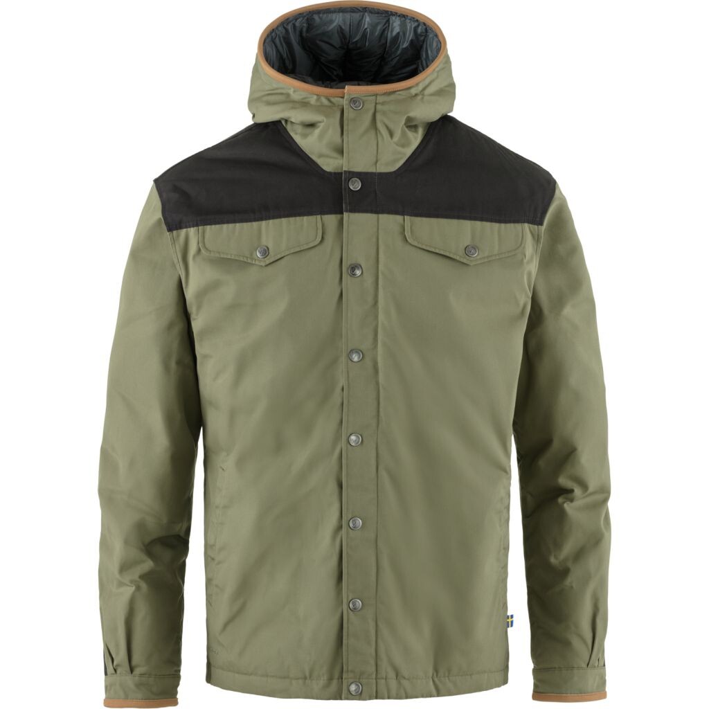 FJÄLLRÄVEN Greenland No. 1 Down Jacket M, Green-Dark Grey (vzorek) velikost: M