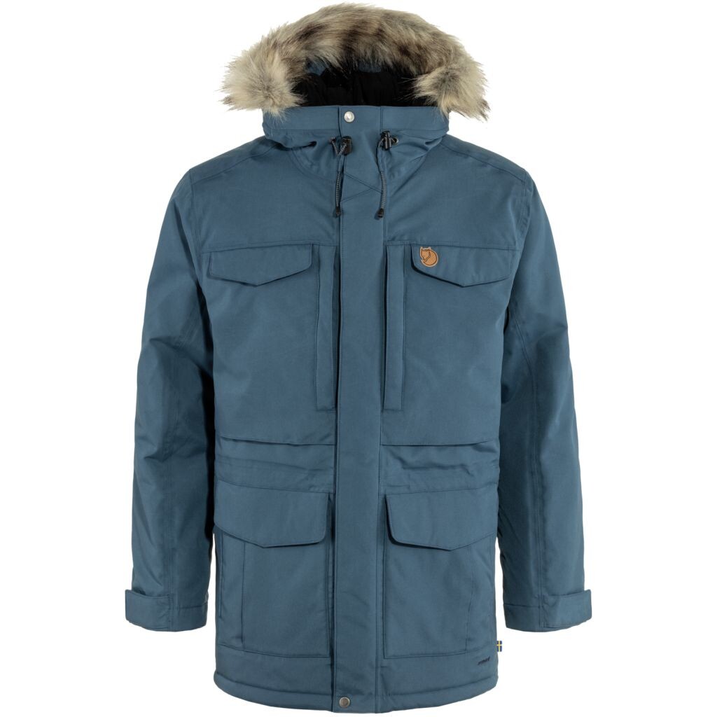 FJÄLLRÄVEN Nuuk Pro Parka M, Mountain Blue (vzorek) velikost: L