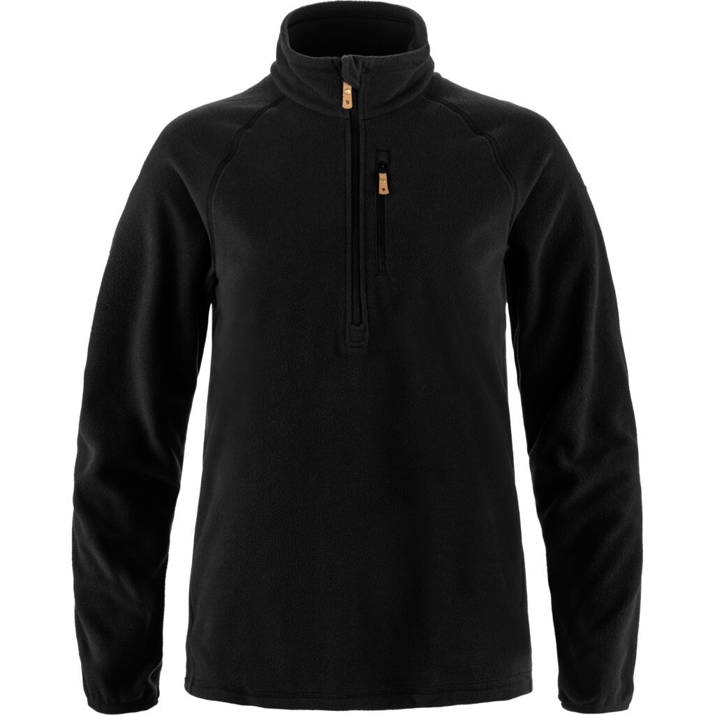 FJÄLLRÄVEN Övik Lite Fleece Half Zip W, Black (vzorek) velikost: M
