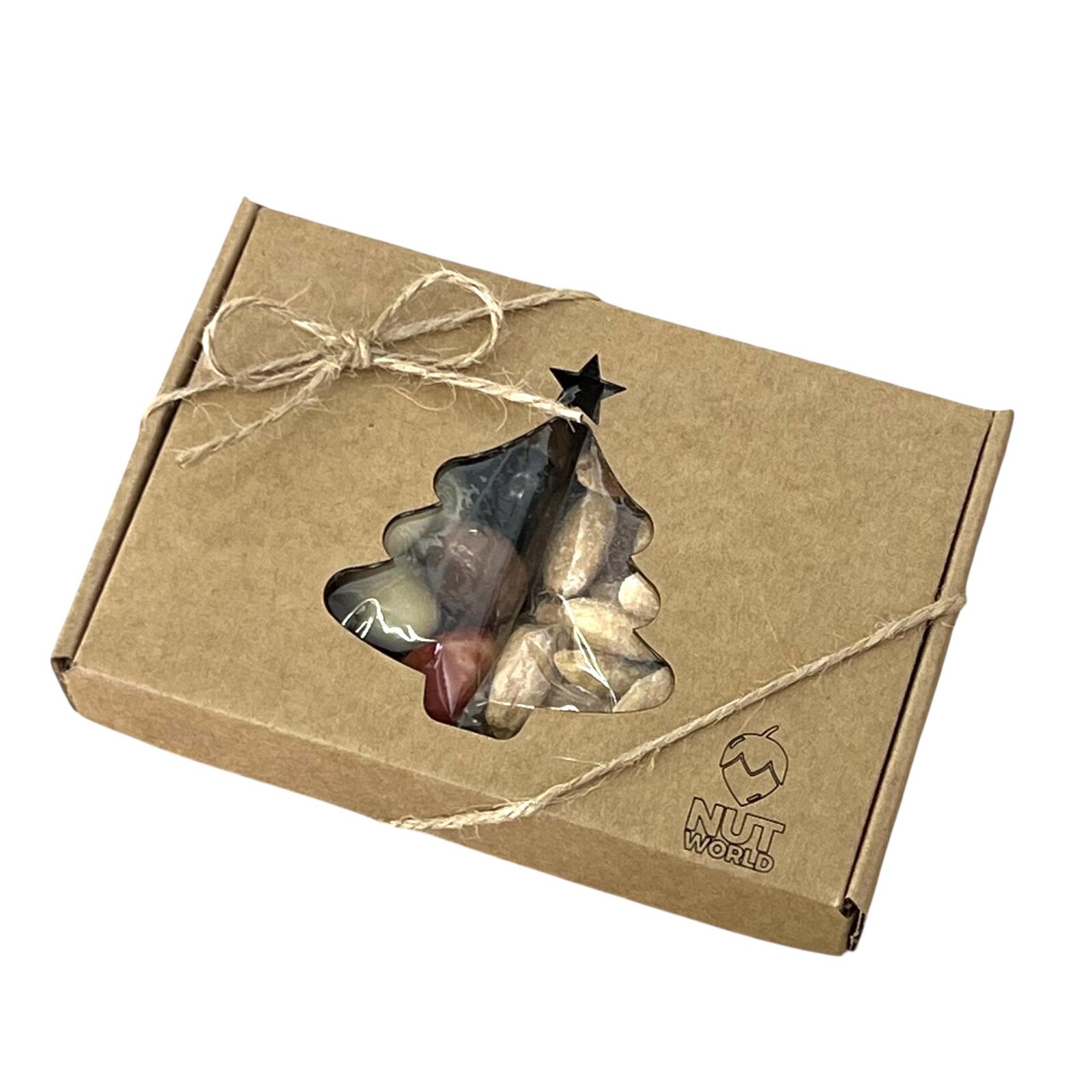 Vánoční ořechová krabička se stromečkem, 2 x 50 g