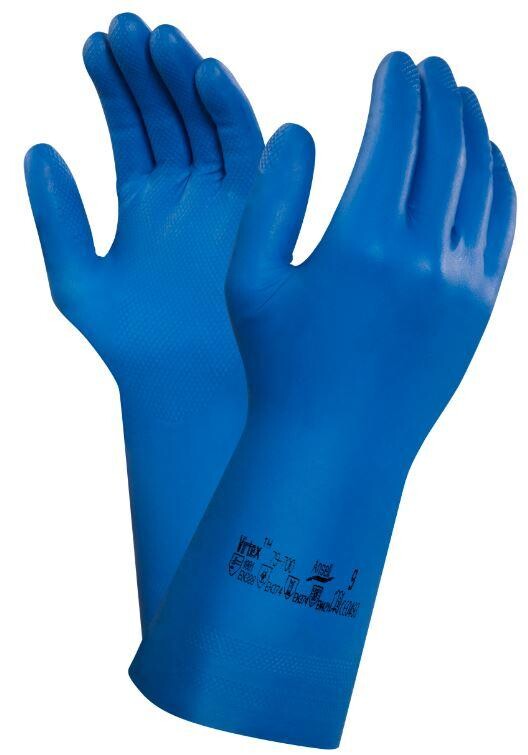 Chemicky odolné rukavice středně silné Ansell AlphaTec 37-501