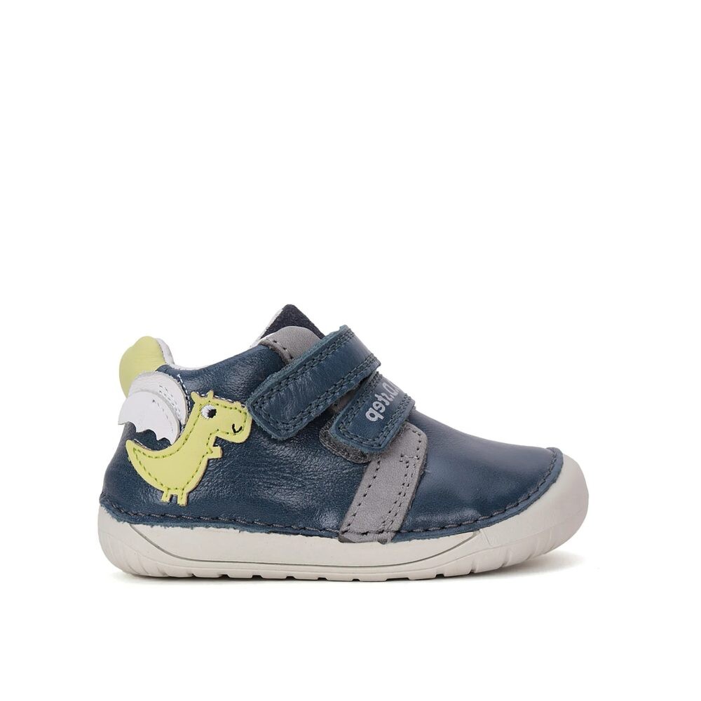 D.D.STEP S070-51562A CELOROČNÍ TENISKY Royal Blue Dětské barefoot tenisky