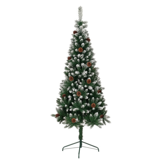 Vánoční stromek NATALE s šiškami, výška 220 cm.