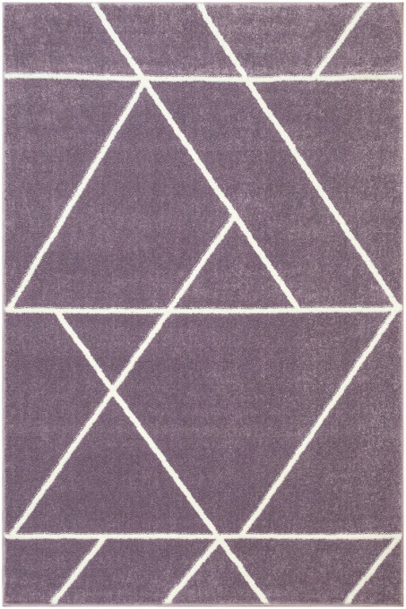Koberec LIMA C877B fialový / krémový