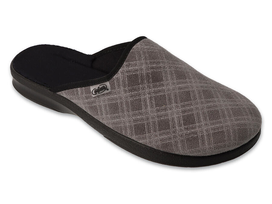 BEFADO 548M051 pánské pantofle LEON ZŠ šedé 40 548M051_40