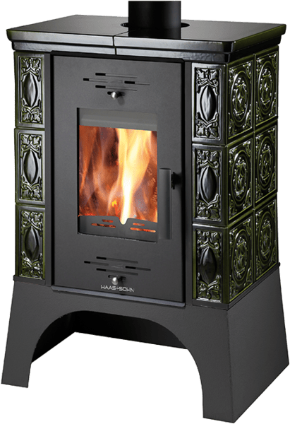 Haas+Sohn Kachlová kamna EMPOLI, zelená