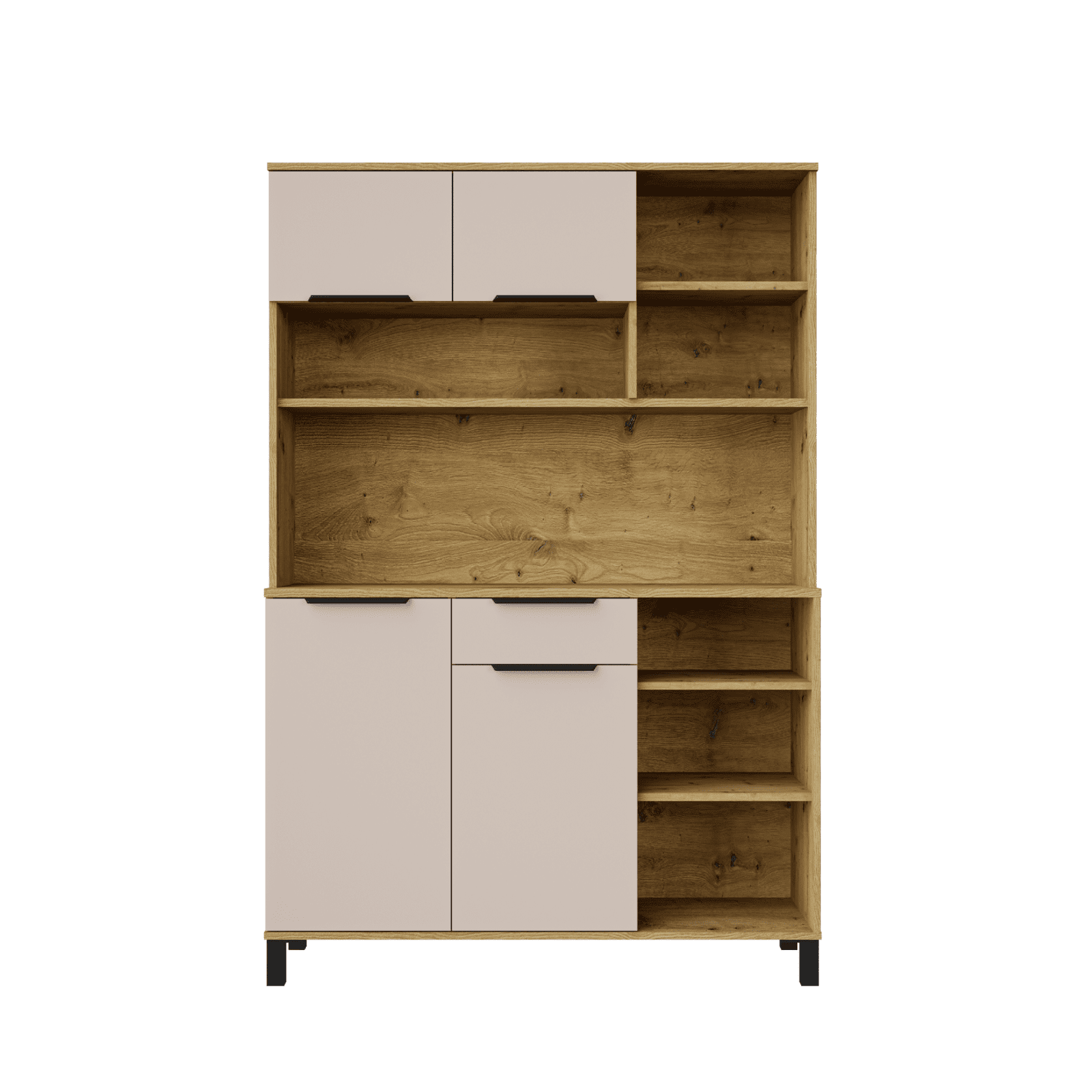 Buffet Solea 120 Barva korpusu: Dub artisan, Barva dvířek: Kašmír