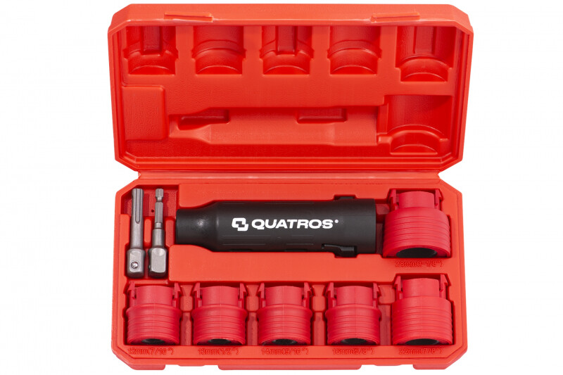 Sada kartáčů na šrouby a čepy kol, 9 dílná - QUATROS