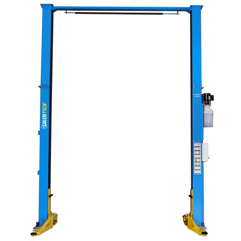 Golemtech Dvousloupový zvedák 4 t bezpřejezdový