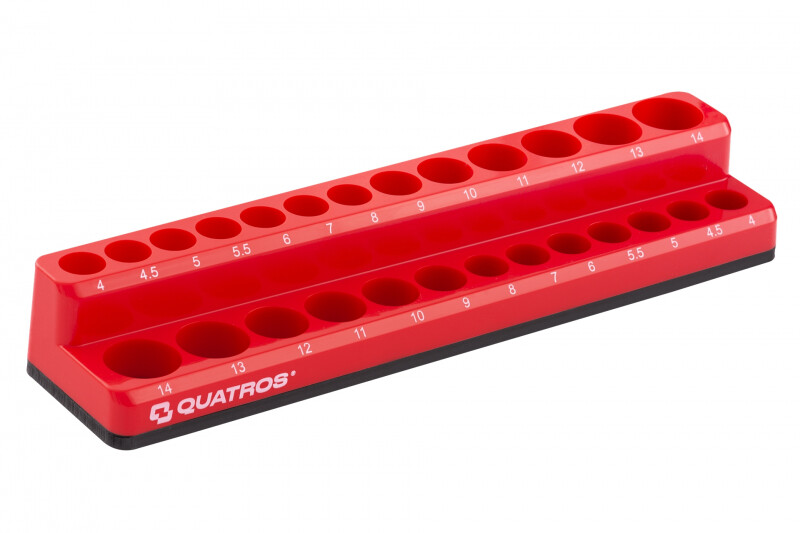 QUATROS Magnetický držák nástrčných hlavic 1/4