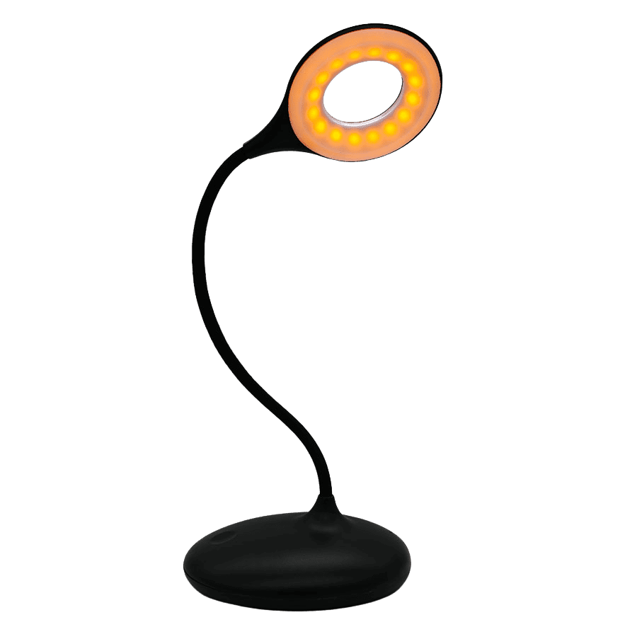 LUNESTO LED Lampička na čtení bez modré složky černá