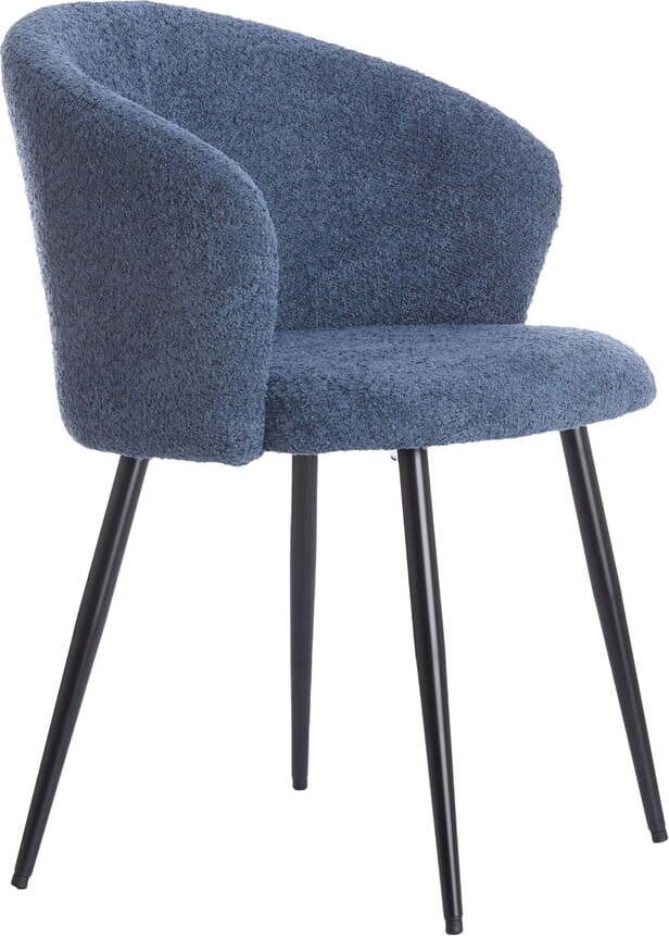 Modrá kovová jídelní křesla v sadě 2 ks Radaja – Light & Living