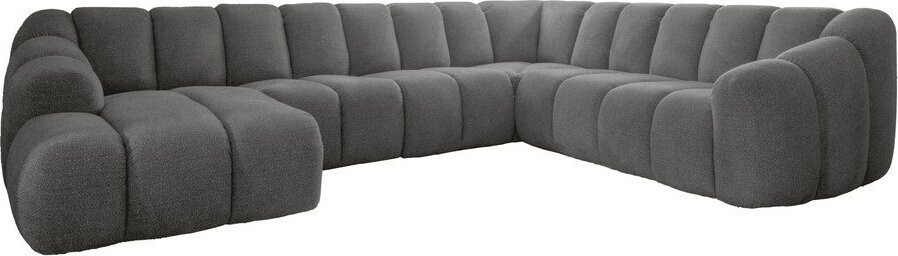 Šedá rohová pohovka (pravý roh/do 