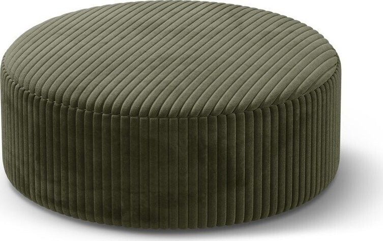 Zelený manšestrový taburet Dia – Micadoni