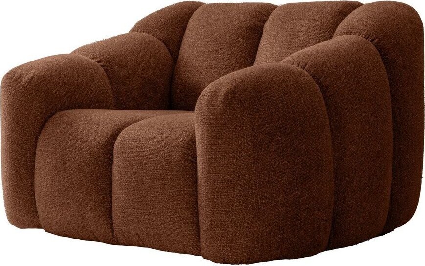 Křeslo v terakotové barvě Shell – Miuform