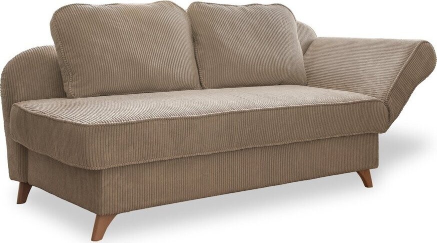 Taupe manšestrová lenoška (pravý roh) Chic Charlotte – Miuform