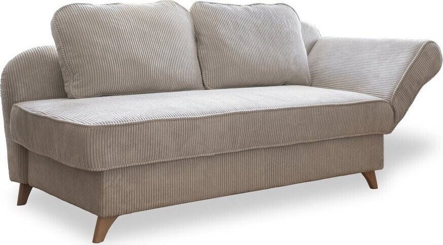 Béžová manšestrová lenoška (pravý roh) Chic Charlotte – Miuform