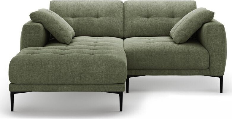 Zelená rohová pohovka (levý roh/s lenoškou) Bemy – Micadoni