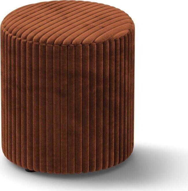 Manšestrový taburet v cihlové barvě Dia – Micadoni