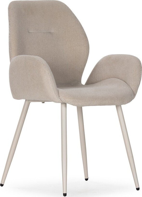 Béžová čalouněná jídelní křesla v sadě 2 ks Ansu – Marckeric