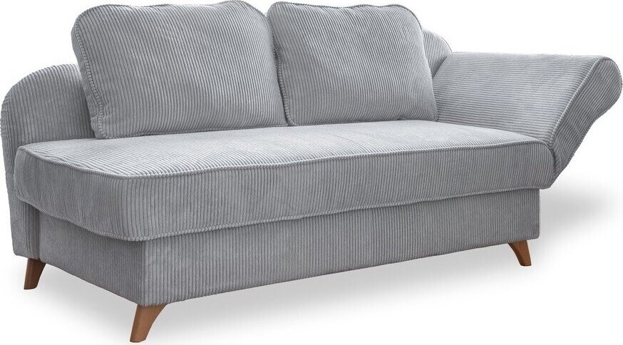 Světle šedá manšestrová lenoška (pravý roh) Chic Charlotte – Miuform